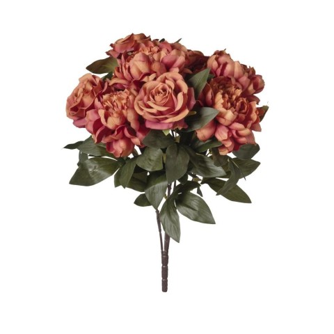 MAZZO ROSE E PEONIE X9 CM53 RUGGINE